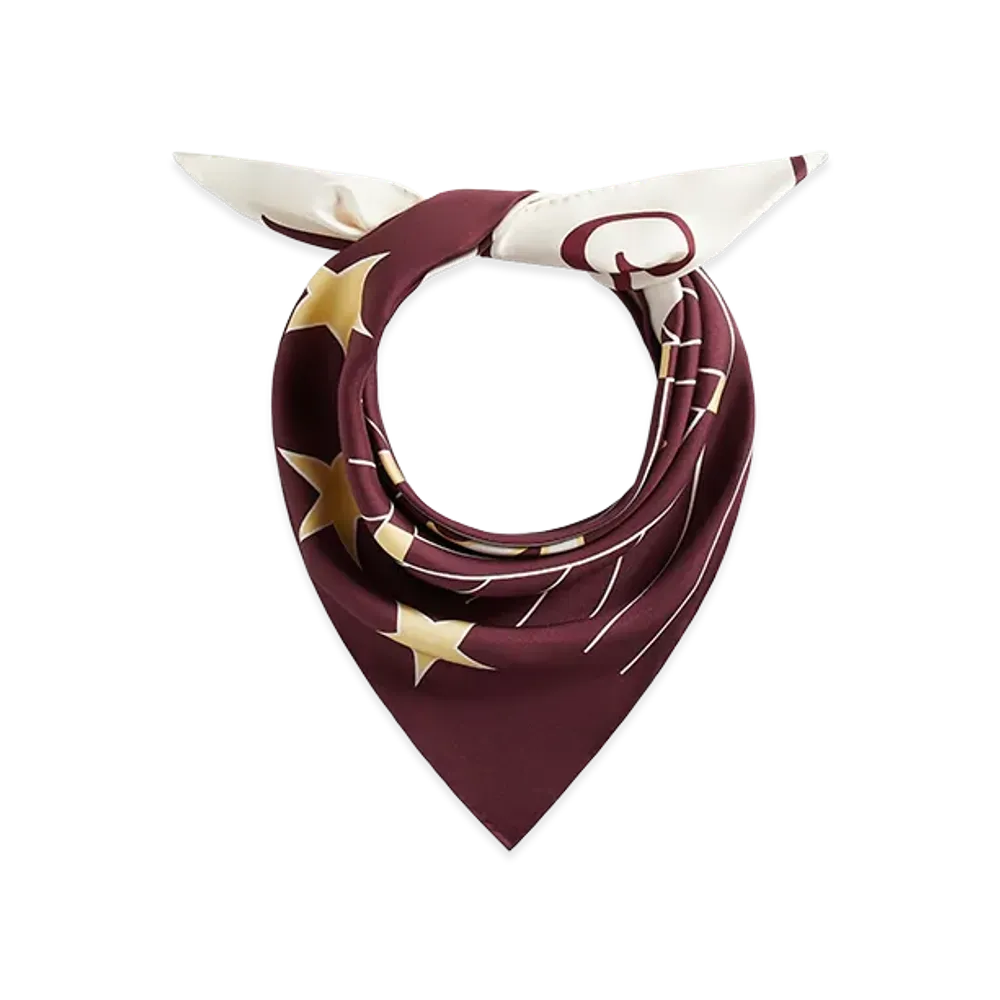 Kith Printed Silk Scarf "Magma"