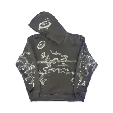 COIN PARKING DELIVERY Pine Tree Pattern Hoodie #1 "Black"