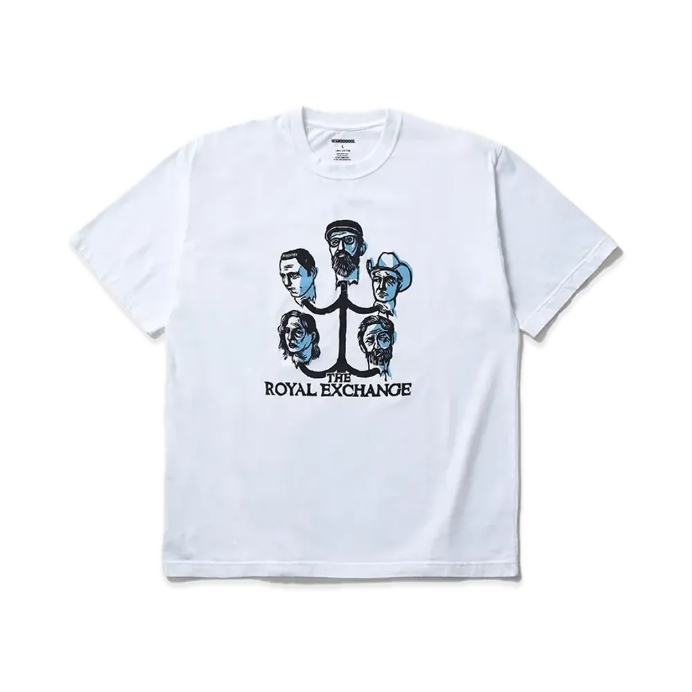 NEIGHBORHOOD x The Royal Exchange Tee SS "White"