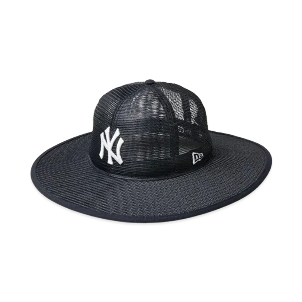 NEW ERA Fitted Long Brim Hat Mesh New York Yankees "Navy"