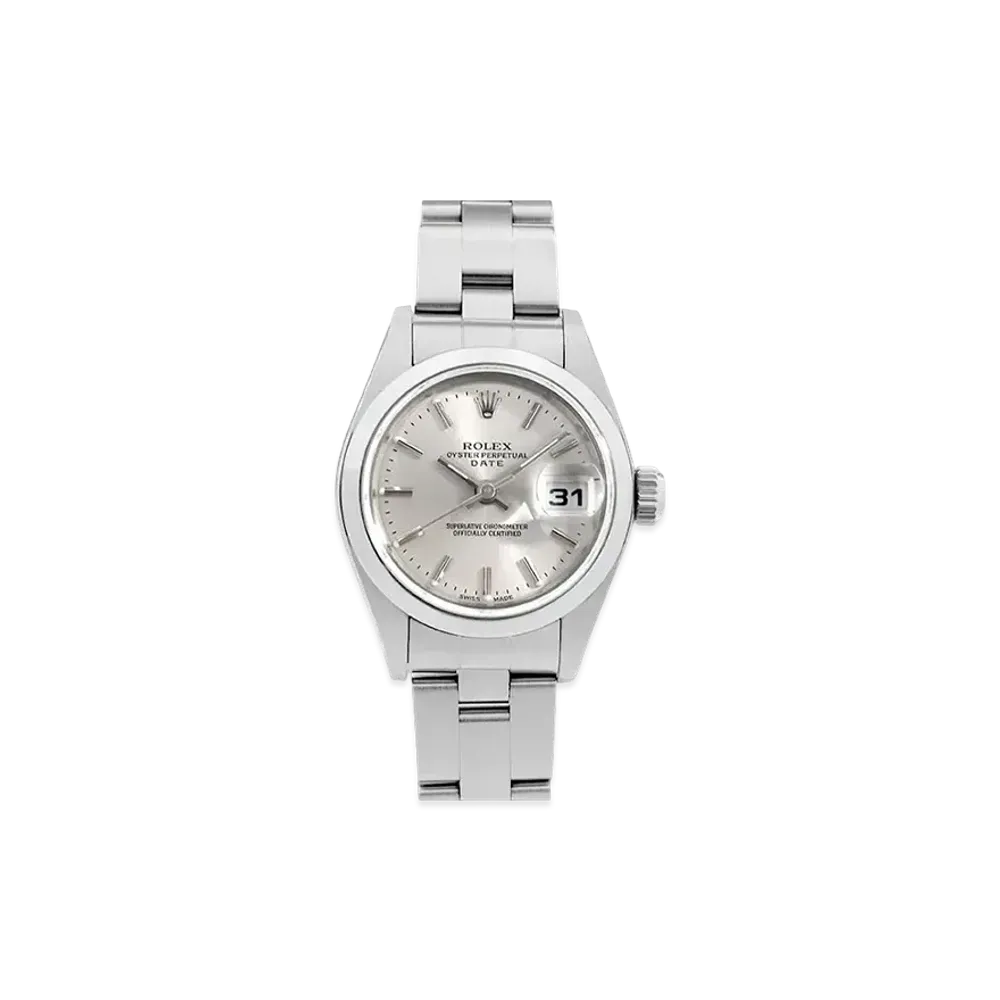 ROLEX Oyster Perpetual Date "Silver/Stainless Steel"