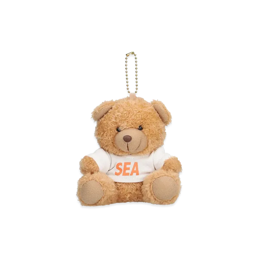 WIND AND SEA Teddy Bear Key Ring "White"