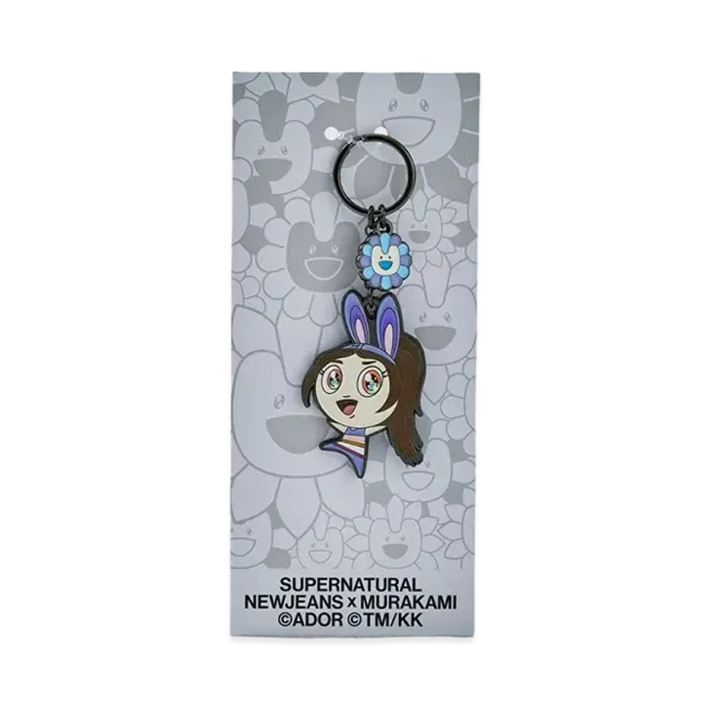 NewJeans x Takashi Murakami Supernatural Metal Keyring "Hyein"