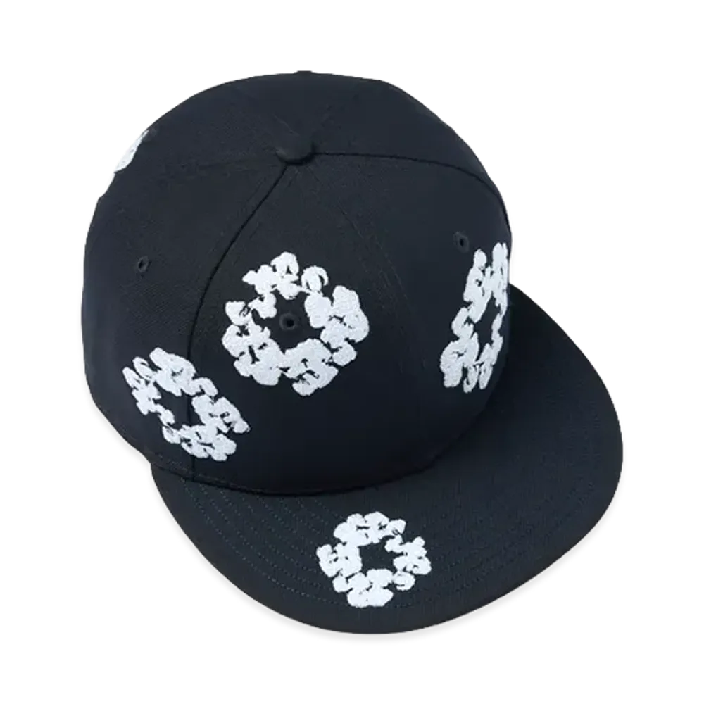 DENIM TEARS Cotton Wreath New Era 59Fifty Fitted Cap "Navy"
