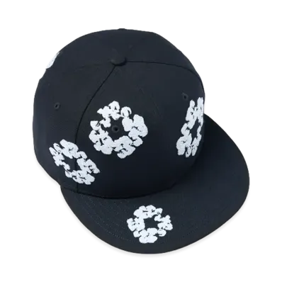 DENIM TEARS Cotton Wreath New Era 59Fifty Fitted Cap "Navy"