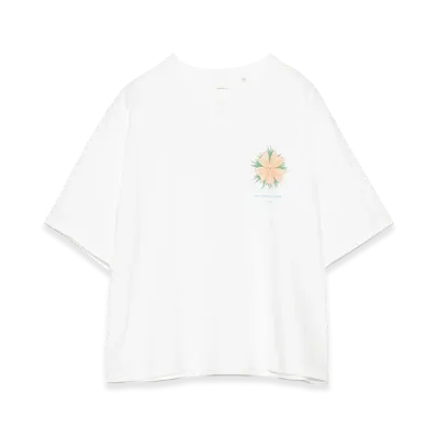 nanamica OOAL Graphic Tee "Off White"