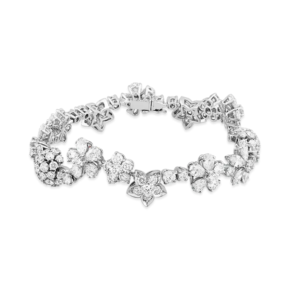 Van Cleef & Arpels Folie des Pres bracelet "18K White gold/Diamond"