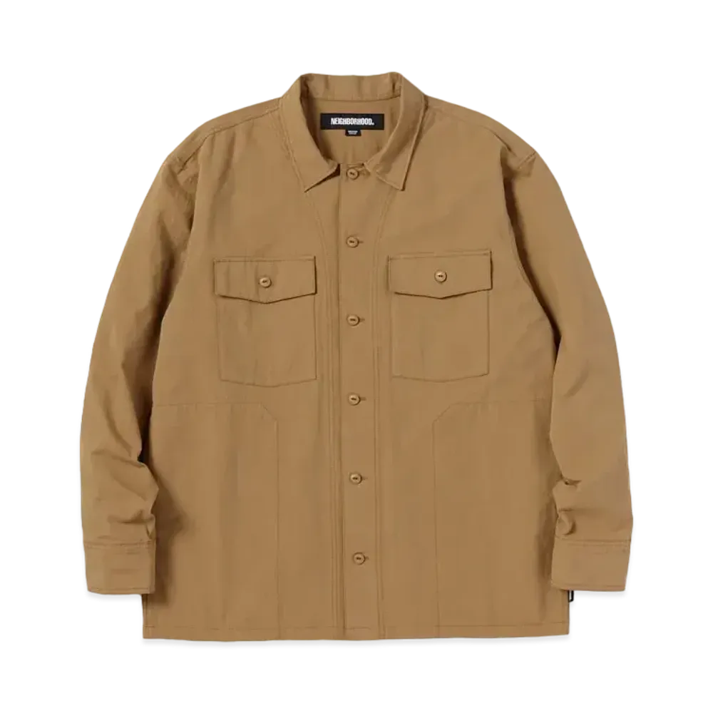 NEIGHBORHOOD BDU SH LS . NC "Beige"
