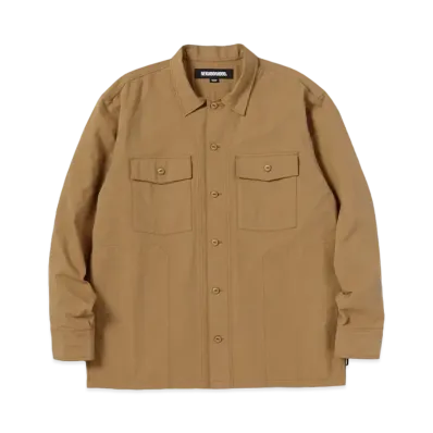 NEIGHBORHOOD BDU SH LS . NC "Beige"