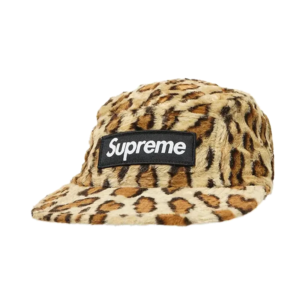 Supreme x GOODENOUGH Crushed Rayon Camp Cap "Leopard"