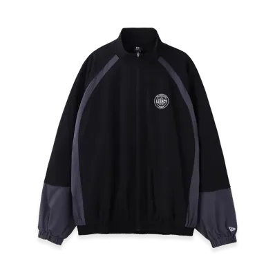 NEW ERA The Legacy Club Academy Oversized Piping Track Jacket "Black/Gray"