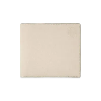 LOEWE Bifold Coin Wallet In Soft Grained Calfskin "Light Oat"