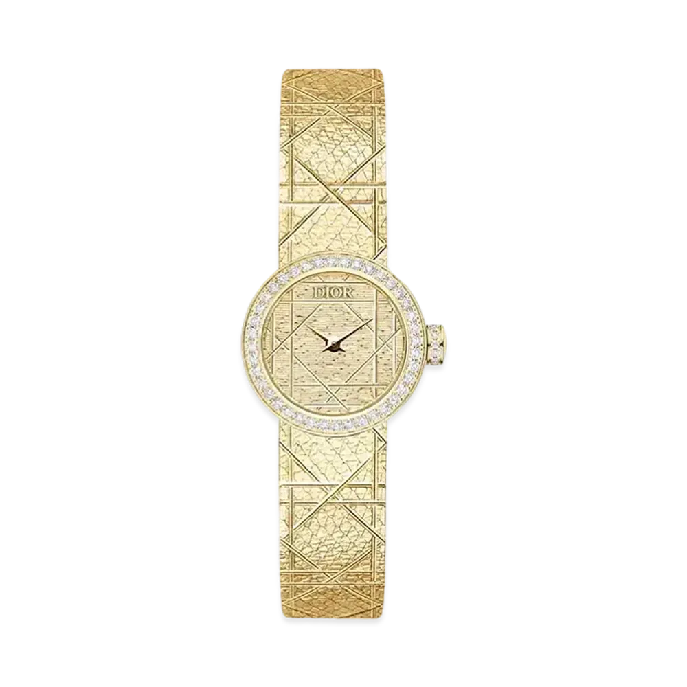 Dior La Mini D My Dior 19mm Diamonds "Yellow Gold"