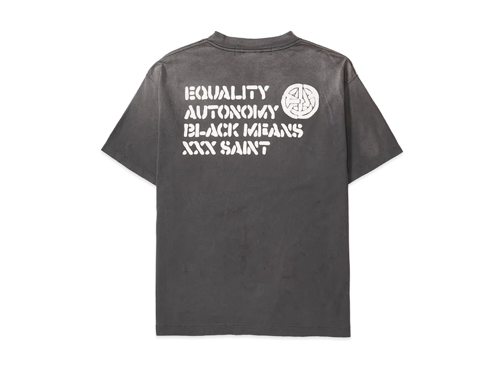 SAINT Mxxxxxx x blackmeans Bkm SS T-Shirt/Peace 