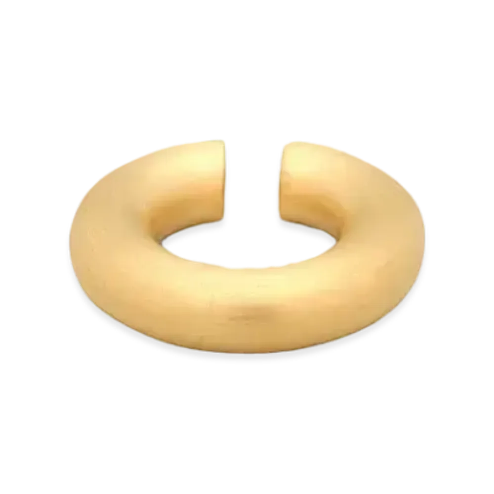 TOMWOOD Chunky Ear Cuff L "Satin Gold"