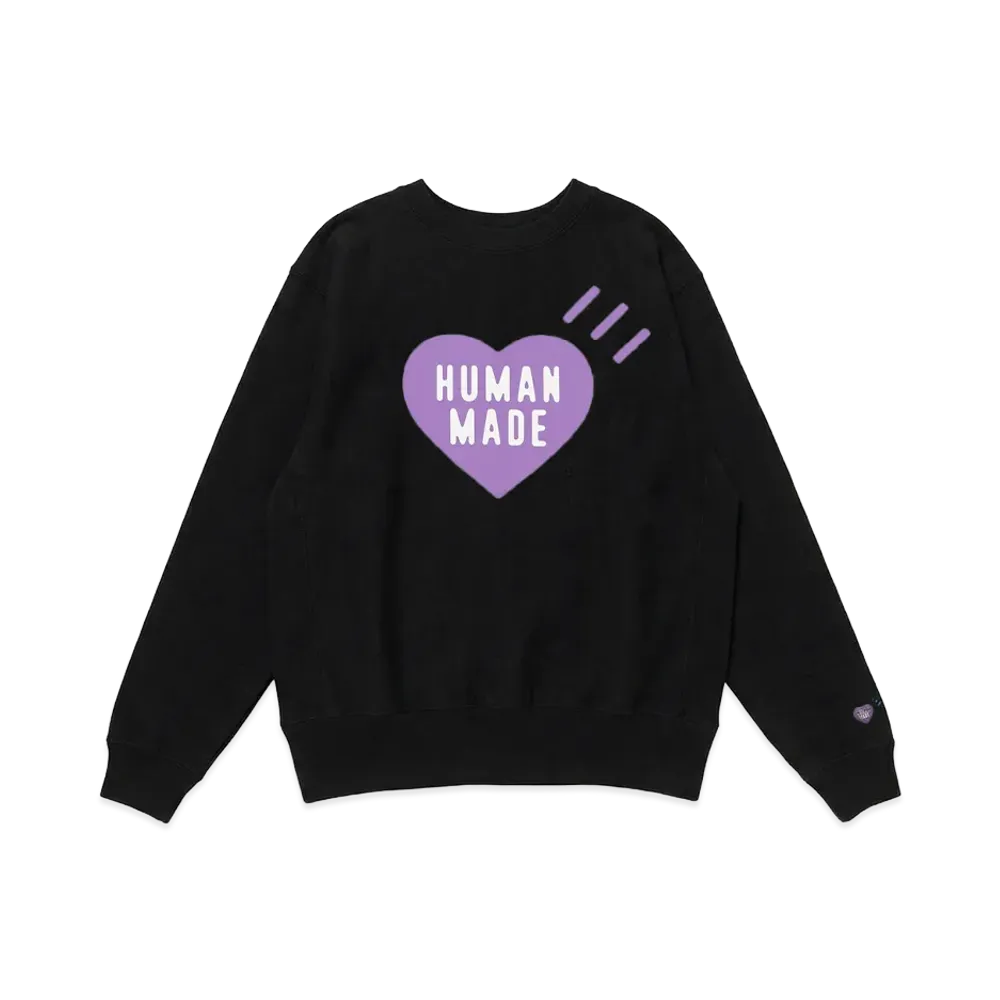 HUMAN MADE Stores Exclusive Heart Sweatshirt Apgujeong "Black"