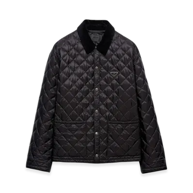 PRADA Re-Nylon Quilted Jacket "Black"