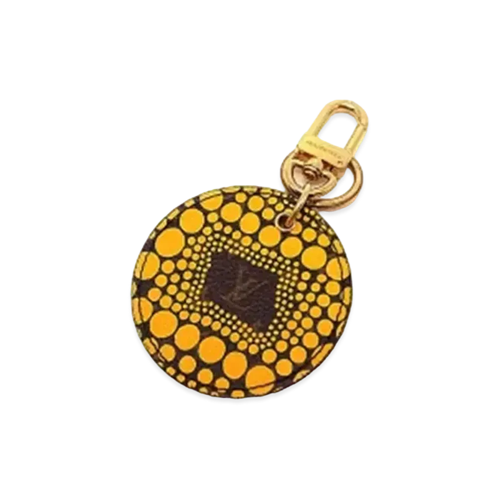 Louis Vuitton x Yayoi Kusama Key Holder Monogram Pumpkin Dot "Jaune"