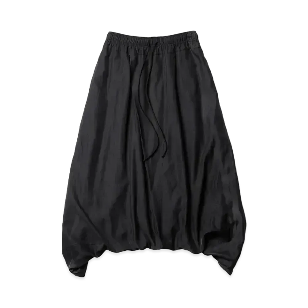 JULIUS Twisted Sarouel Pants "Black"