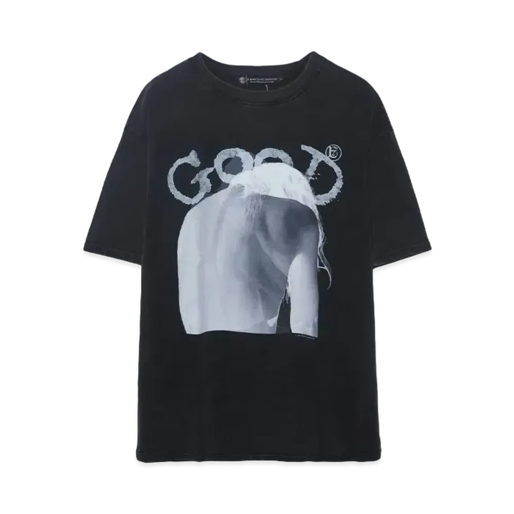 A GOOD BAD INFLUENCE NAKED BACK T-SHIRT "BLACK"