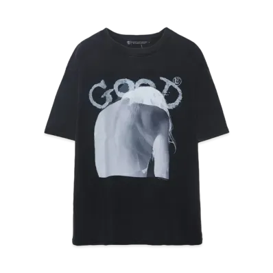 A GOOD BAD INFLUENCE NAKED BACK T-SHIRT "BLACK"