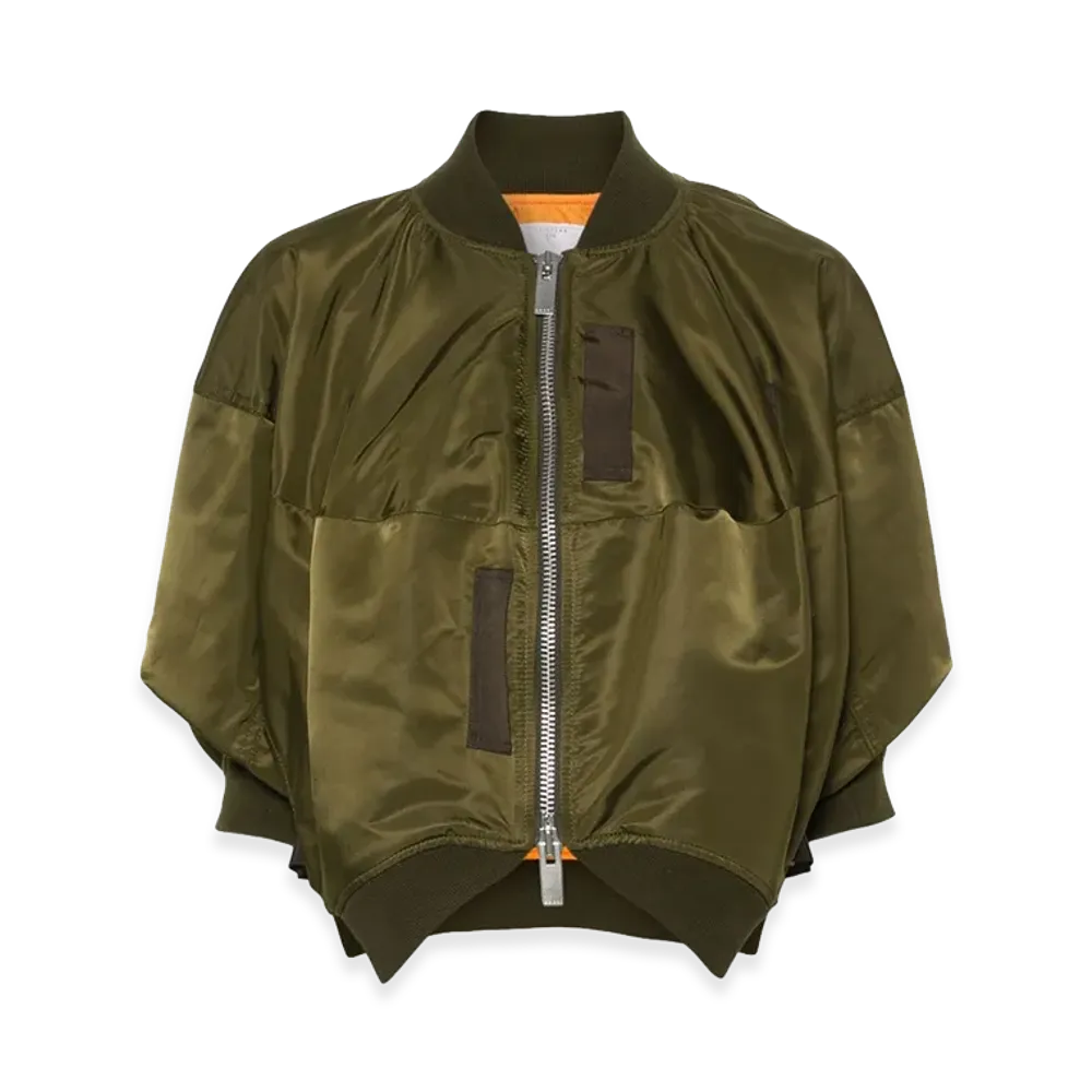 sacai Women's Coats "Green"