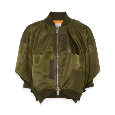 sacai Women's Coats "Green"