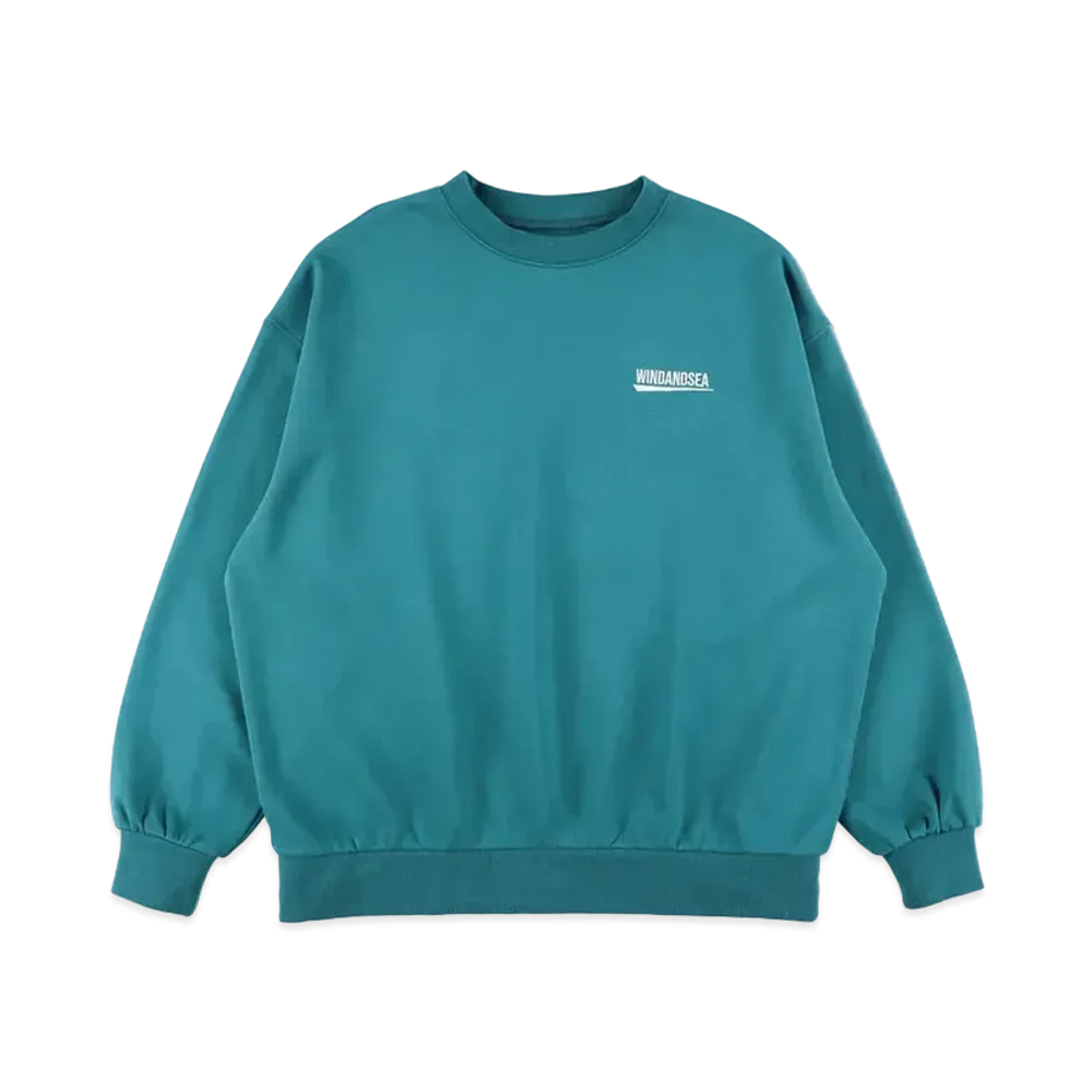 WIND AND SEA Fishnet Recycled Nylon Crew Neck "Sea Foam"