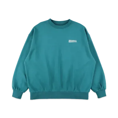 WIND AND SEA Fishnet Recycled Nylon Crew Neck "Sea Foam"