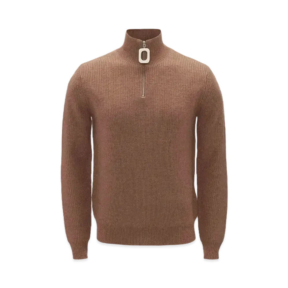 JW ANDERSON Jwa Puller Half Zip Jumper "Beige"