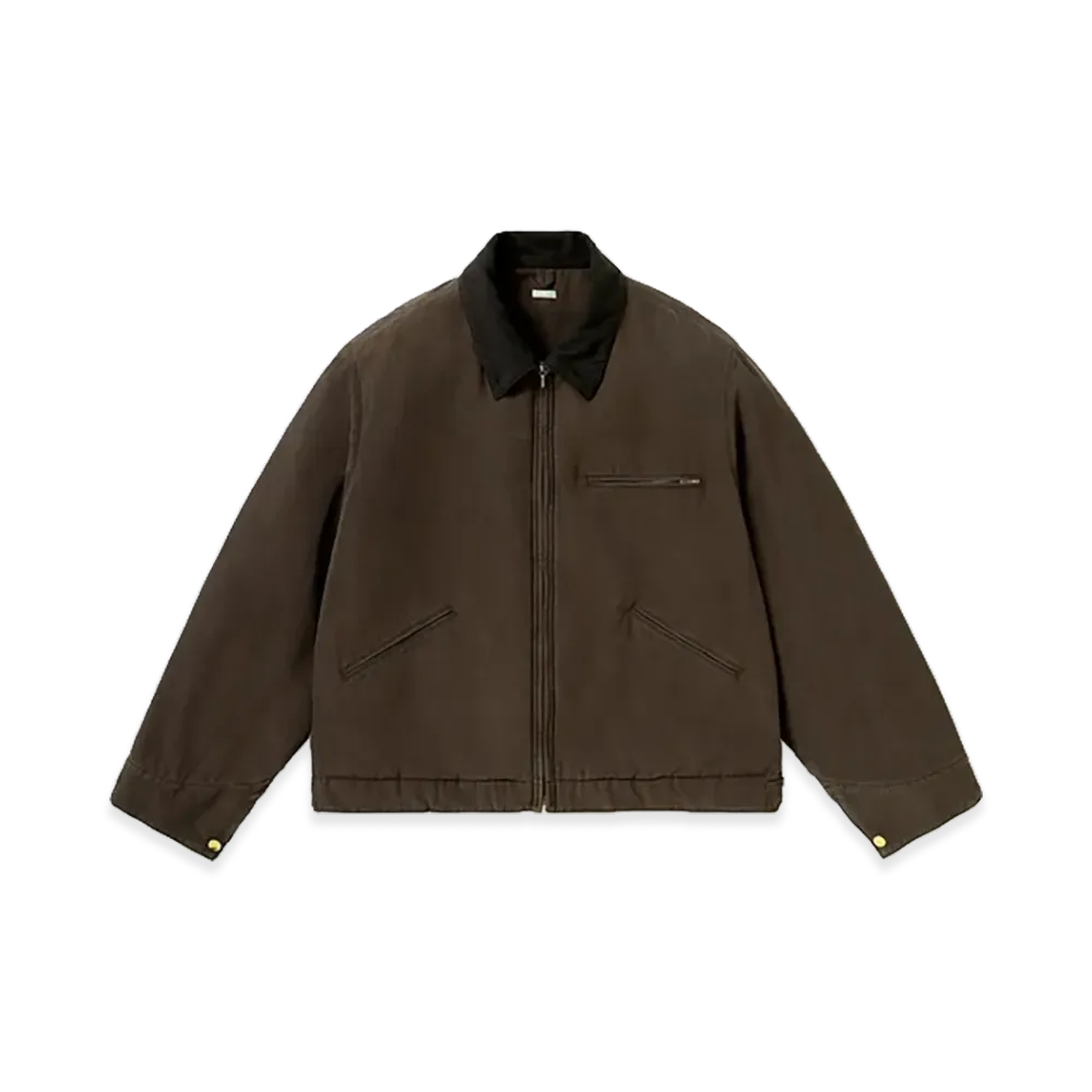 A.PRESSE Vintage Silk Cotton Detroit Jacket "Brown"