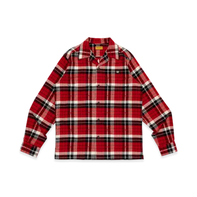 HUMAN MADE Flannel Check Shirt "Red"