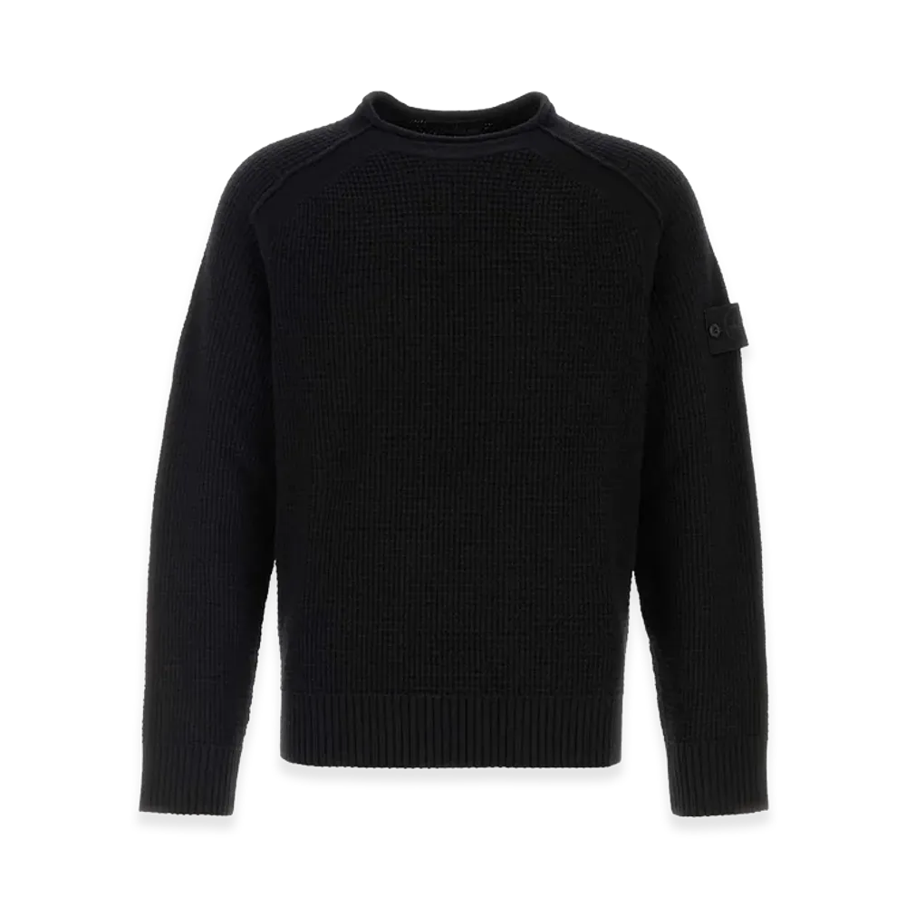 Stone Island Wool Sweater "Black"