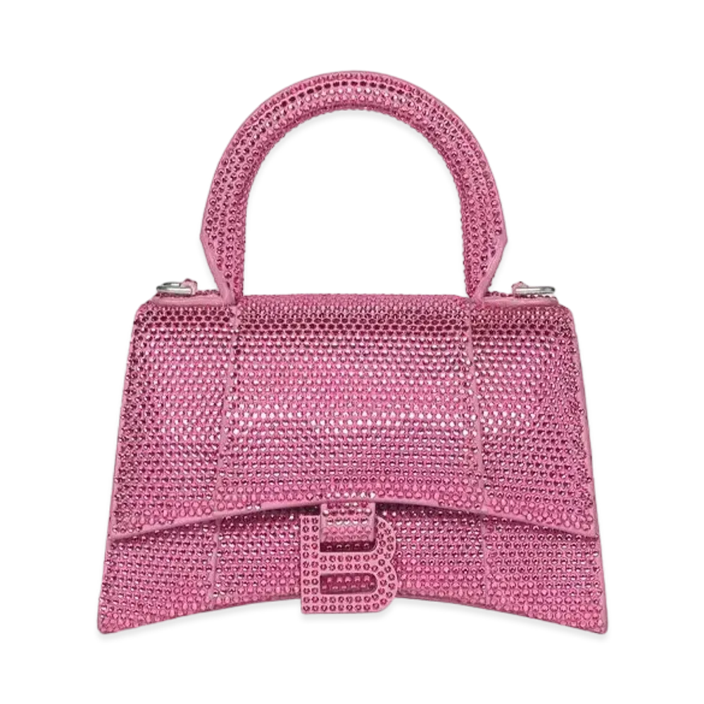 BALENCIAGA With Hourglass XS Handbag Line Stone "Pink"