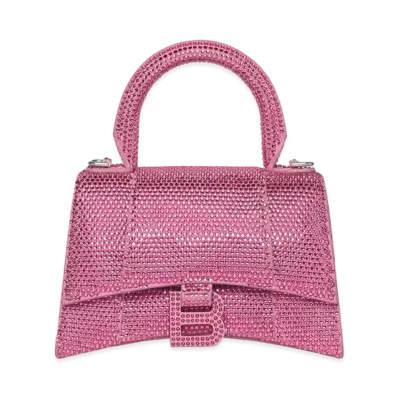 BALENCIAGA With Hourglass XS Handbag Line Stone "Pink"