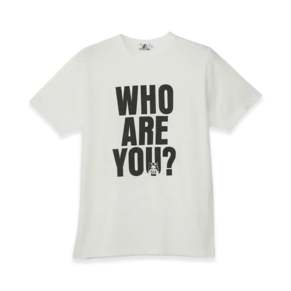 HYSTERIC GLAMOUR Who Are You ? Print Tee "White"