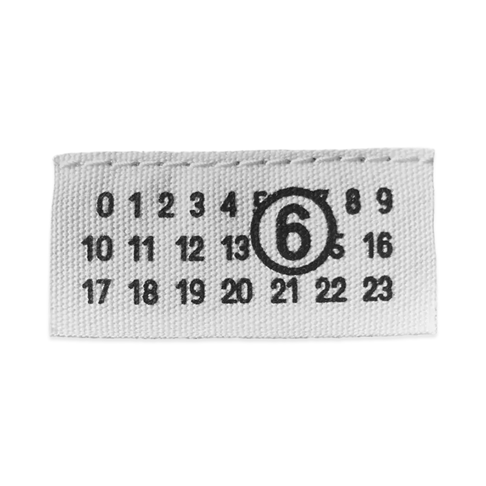 MM6 Maison Margiela Women's Etichetta Numeric' Clutch "White"