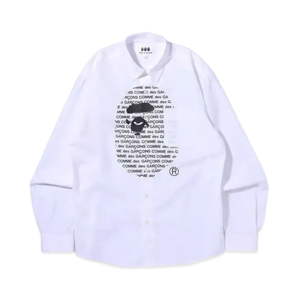 A BATHING APE x CDG OSAKA SHIRT "White"