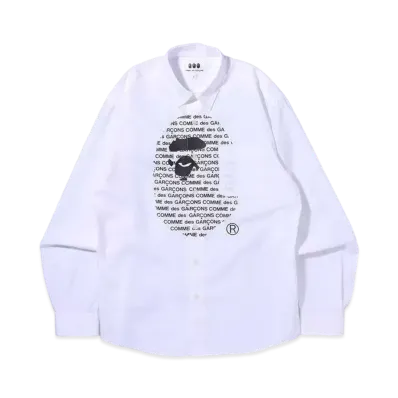 A BATHING APE x CDG OSAKA SHIRT "White"