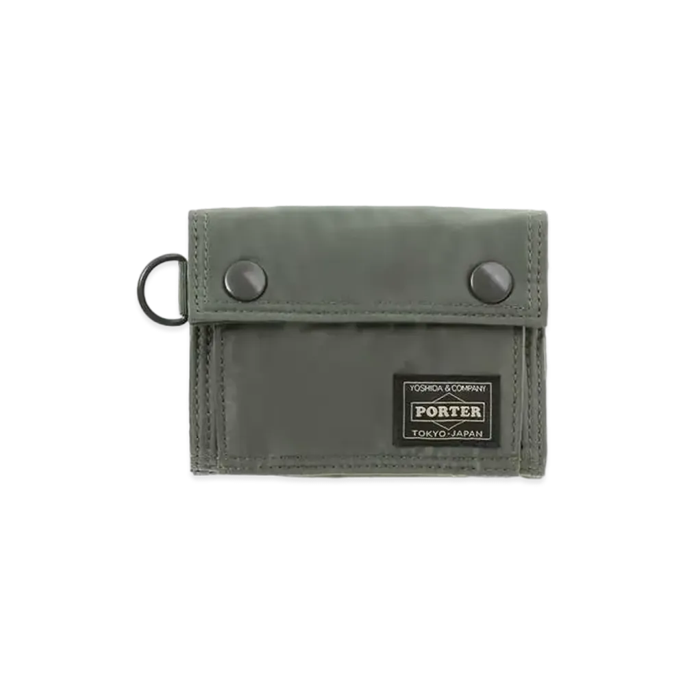 PORTER / TANKER Pocket Wallet (M) "Sage Green"