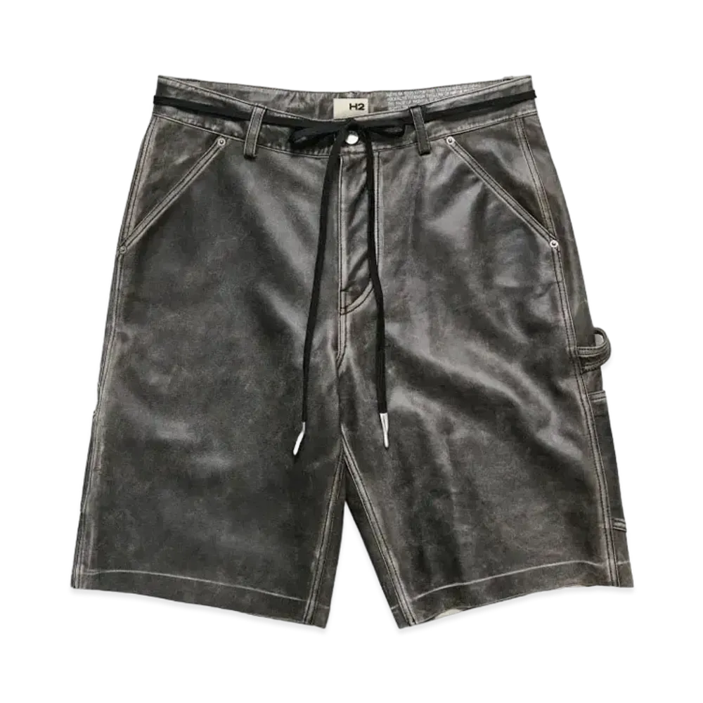 HERON PRESTON x H&M H2 Leather Short Pants "Black"