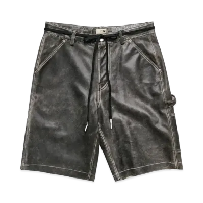 HERON PRESTON x H&M H2 Leather Short Pants "Black"