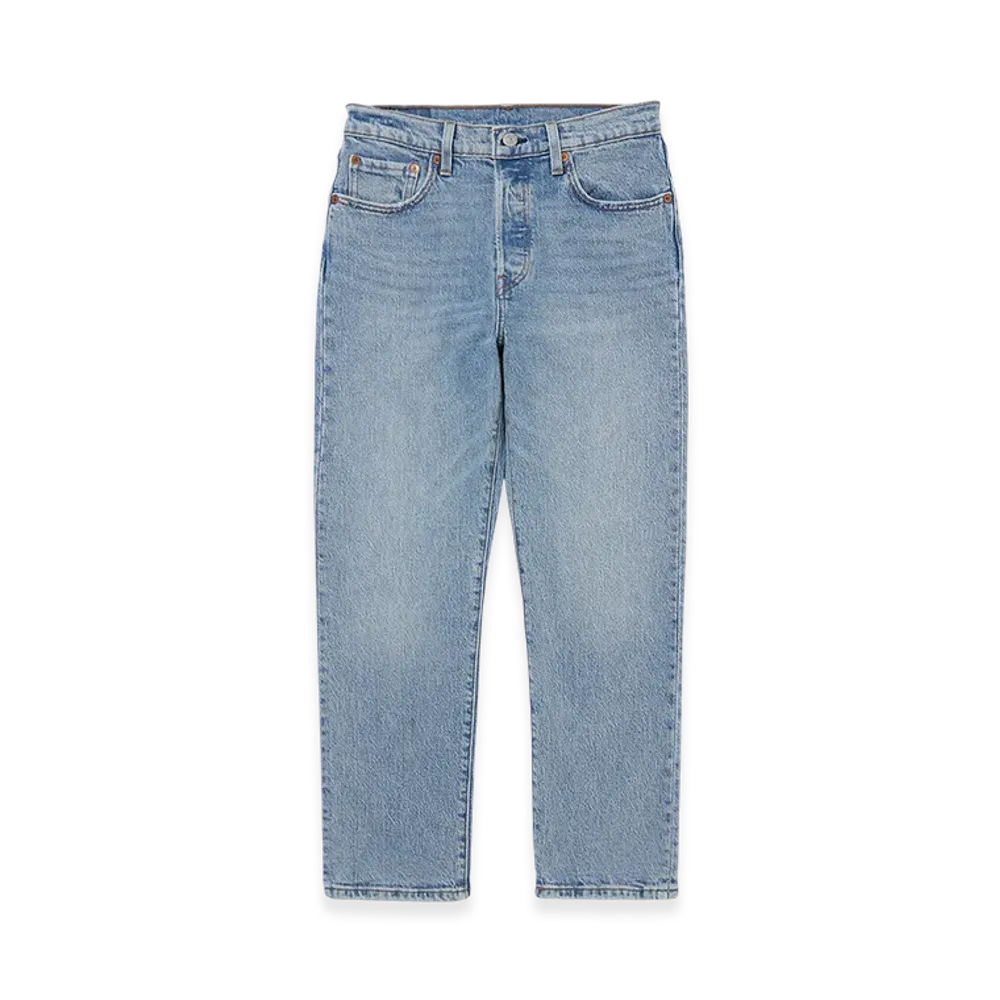Levi's 501 Crop Jeans "Light Indigo"