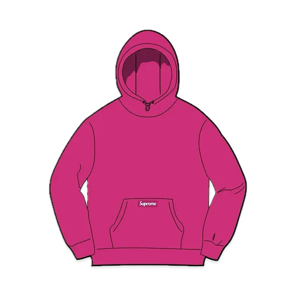 Supreme Polartec Hooded Sweatshirt "Magenta"