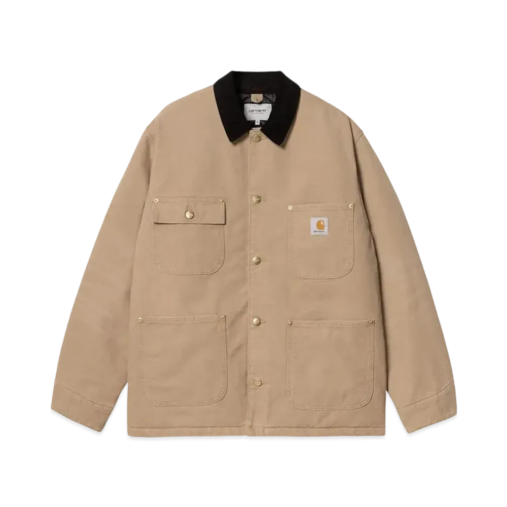 Carhartt Wip Og Chore Coat "Peanut/Black(Aged Canvas)"