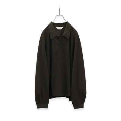 ANCELLM L/S Polo "Brown"