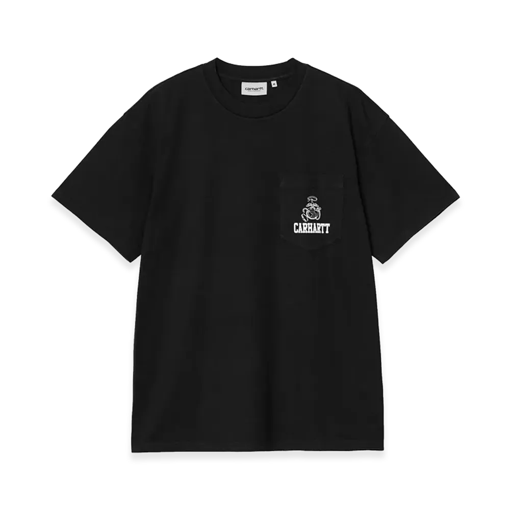 Carhartt WIP S/S Pond Corps Pocket T-Shirt "Black(Heavy Stone Wash)"