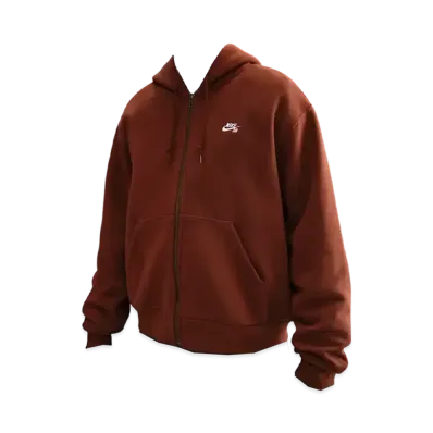 Nike SB Full-Zip Fleece Skateboard Parka "Cinnamon/White"