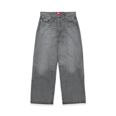 JUNYA WATANABE MAN x Levi's Cotton Selvedge Denim, Garment Treated W Name "Grey"
