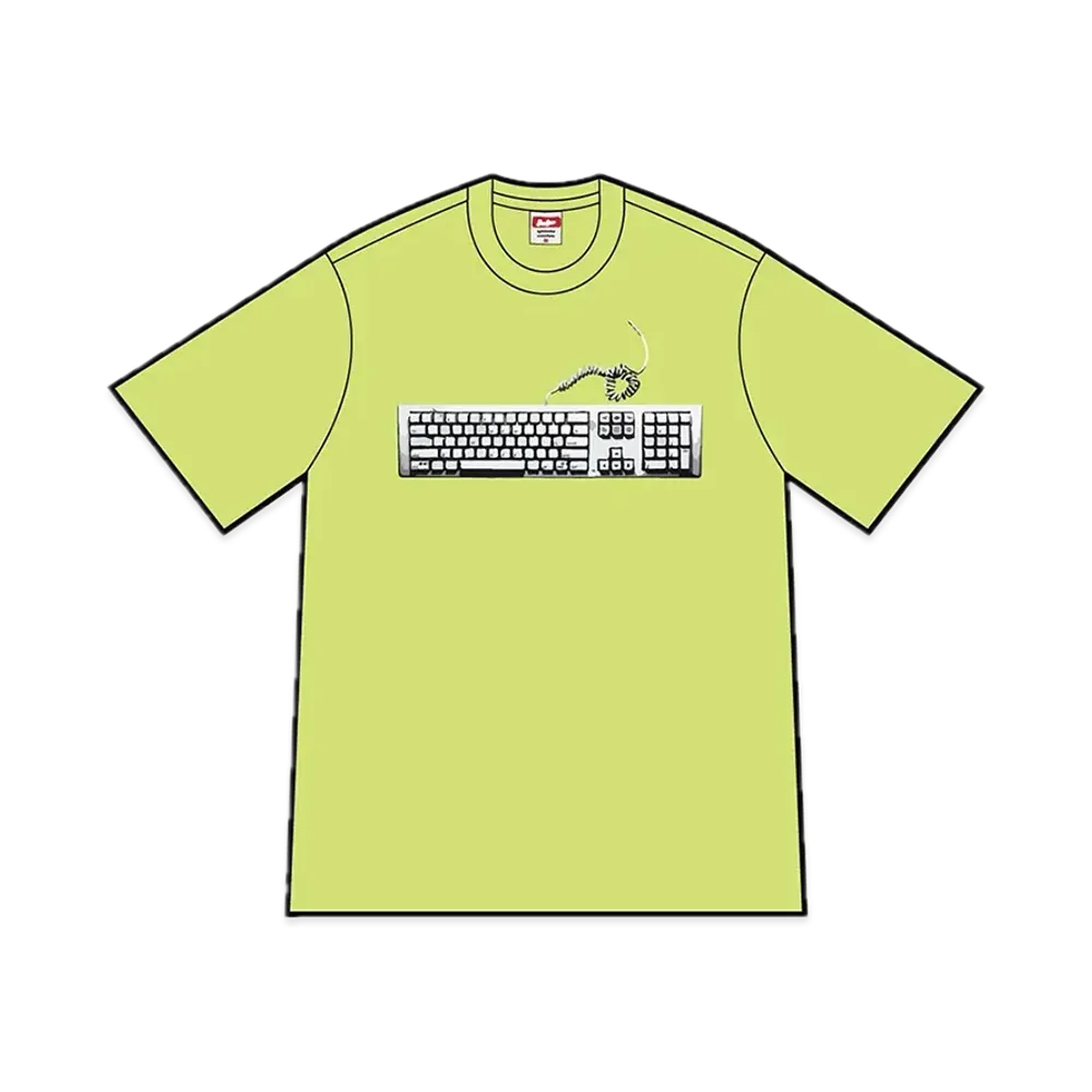 Supreme Keyboard Tee "Neon Green"